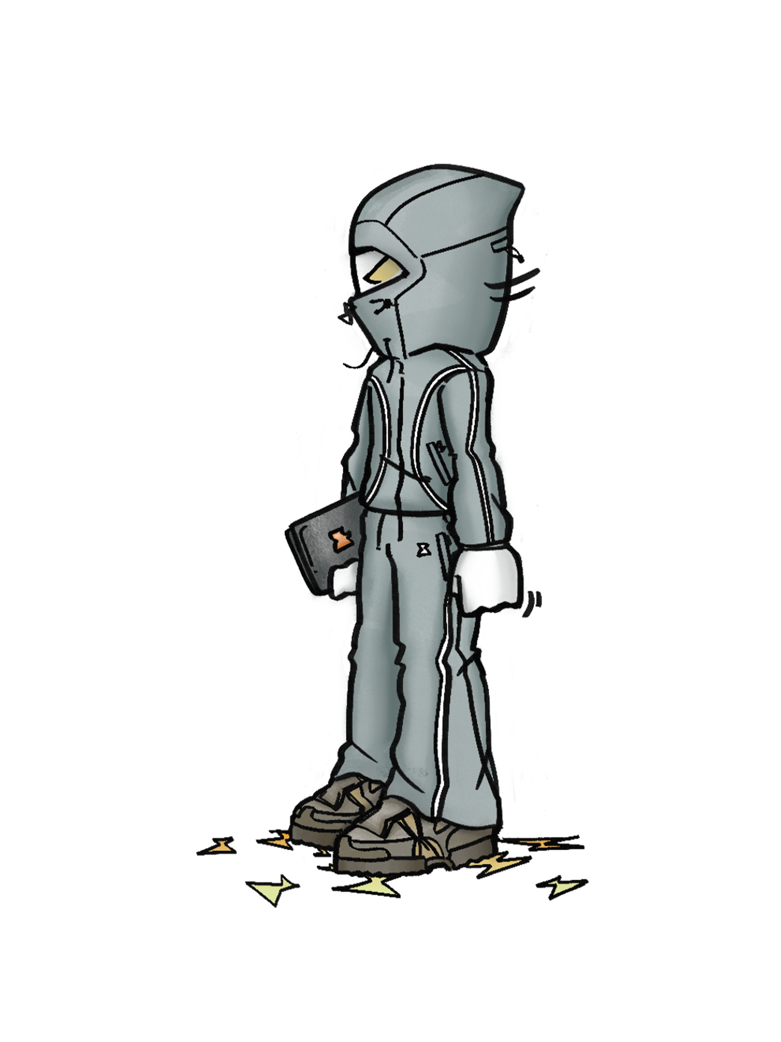 FULL INFINITY SUIT (ICE GREY)