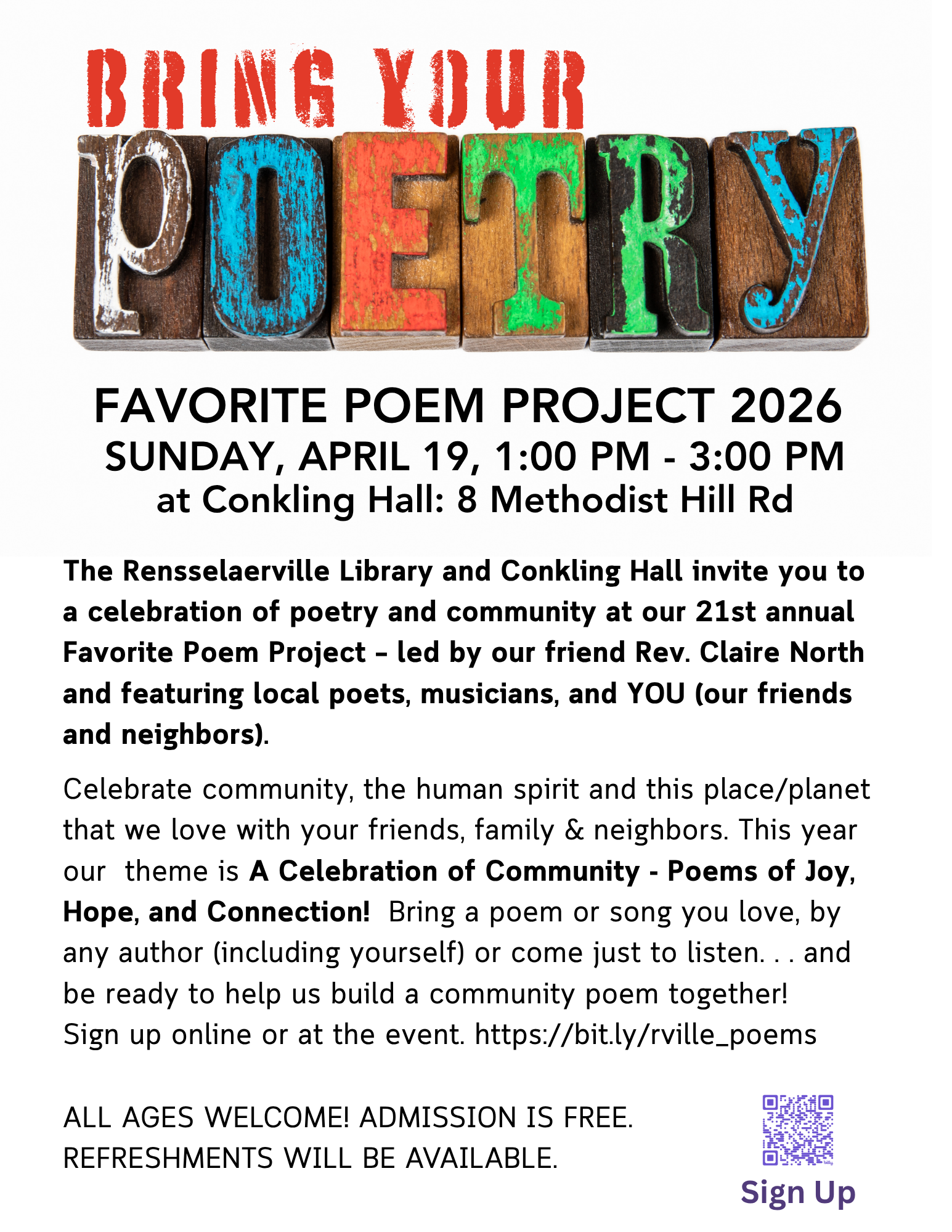 Favorite Poem Project 2026
