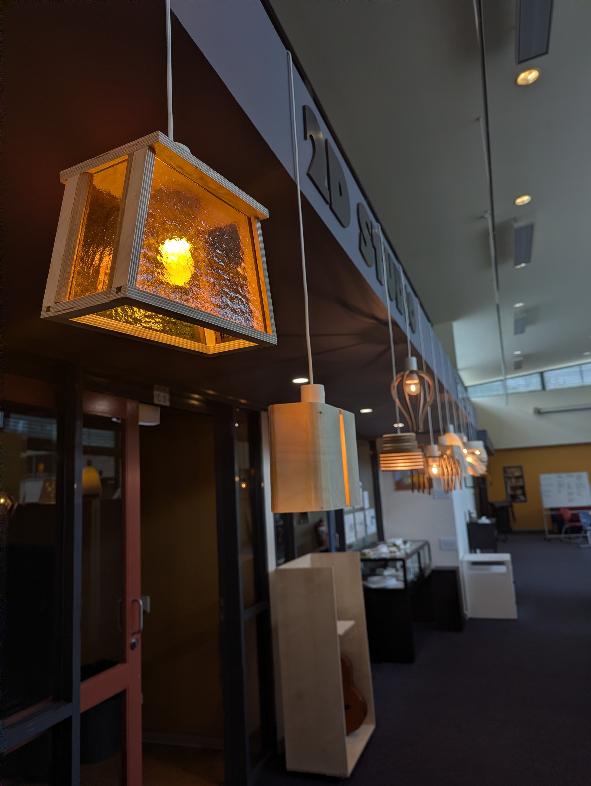 Year 10 Product Design and Technology hanging lamp project 