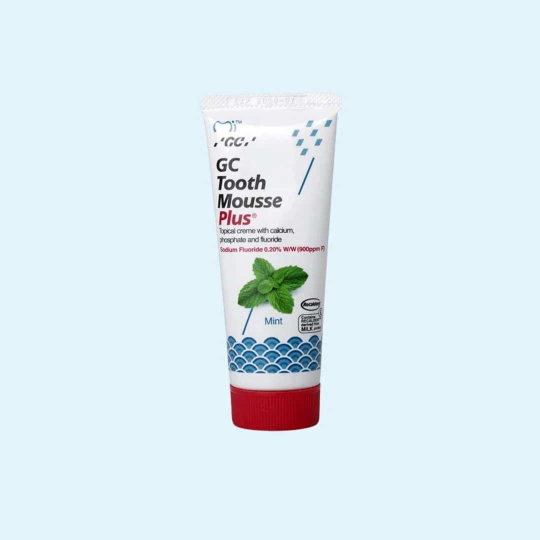 Feel like your 🦷 deserve a treat? GC Tooth Mousse is 'Like a face mask treatment for your teeth'. We stock it in the practice, so you can ask about it next time you're in visiting us.

GC Tooth Mousse could be helpful:
- if you have an acidic oral environment
- if you have active decay in your mouth
- if you have white spot lesions
- if you have sensitive teeth
- if you have erosion or tooth wear
- if you are undertaking tooth whitening procedure
- if you are undertaking orthodontic treatment
- if you suffer from dry mouth
- if you are susceptible to dehydration from sporting activities or outdoor work
- if you are suffering from morning sickness during pregnancy
- if you are at increased risk of decay as a result of medical conditions (e.g. diabetes) 
- if you have low saliva flow rate as a result of prescription medications

So easy to use... Just rub a pea sized amount on your teeth after brushing and flossing at night time... 🦷