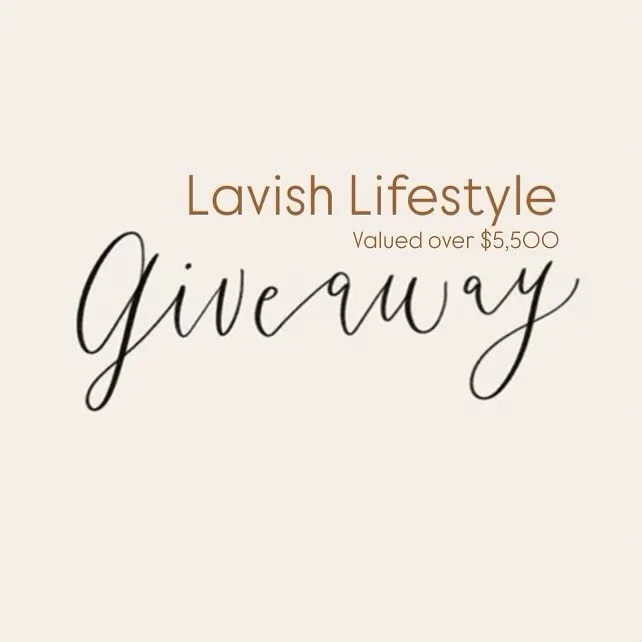 Lavish Lifestyle Giveaway!! 

Let us pamper you just in time for the holidays!

We are so excited to collaborate on this tremendous giveaway worth over $5,500! We cannot wait to see your excitement about this insane prize! 

To enter, you MUST:

1. F