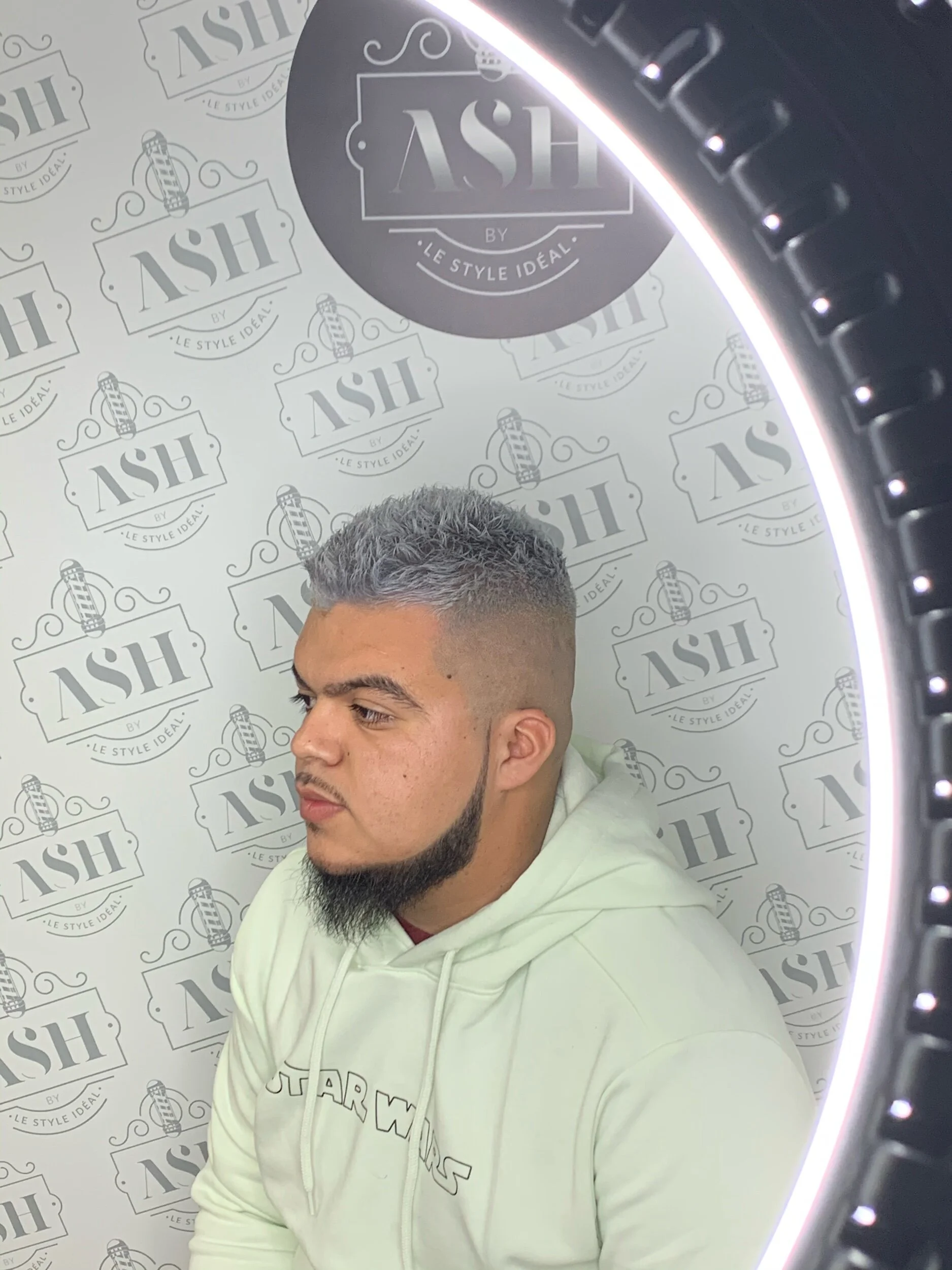 HAIR COLOUR BEFORE AND AFTER SILVER 