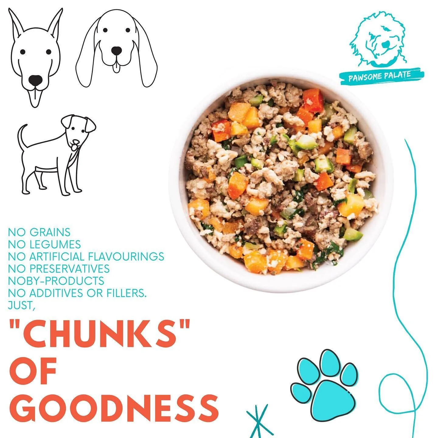 Pawsome palate vs Homecook 
&mdash;-
A dog&rsquo;s nutritional needs vary greatly from humans and often home-cooked meals are lacking crucial nutrients  for dogs. If a recipe isn&rsquo;t formulated properly , it can lead to serious complications from