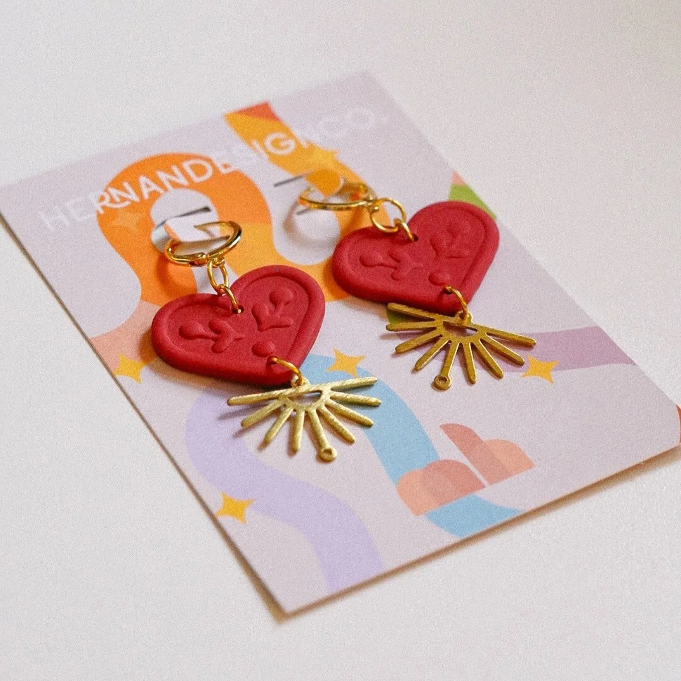 sacred heart earring