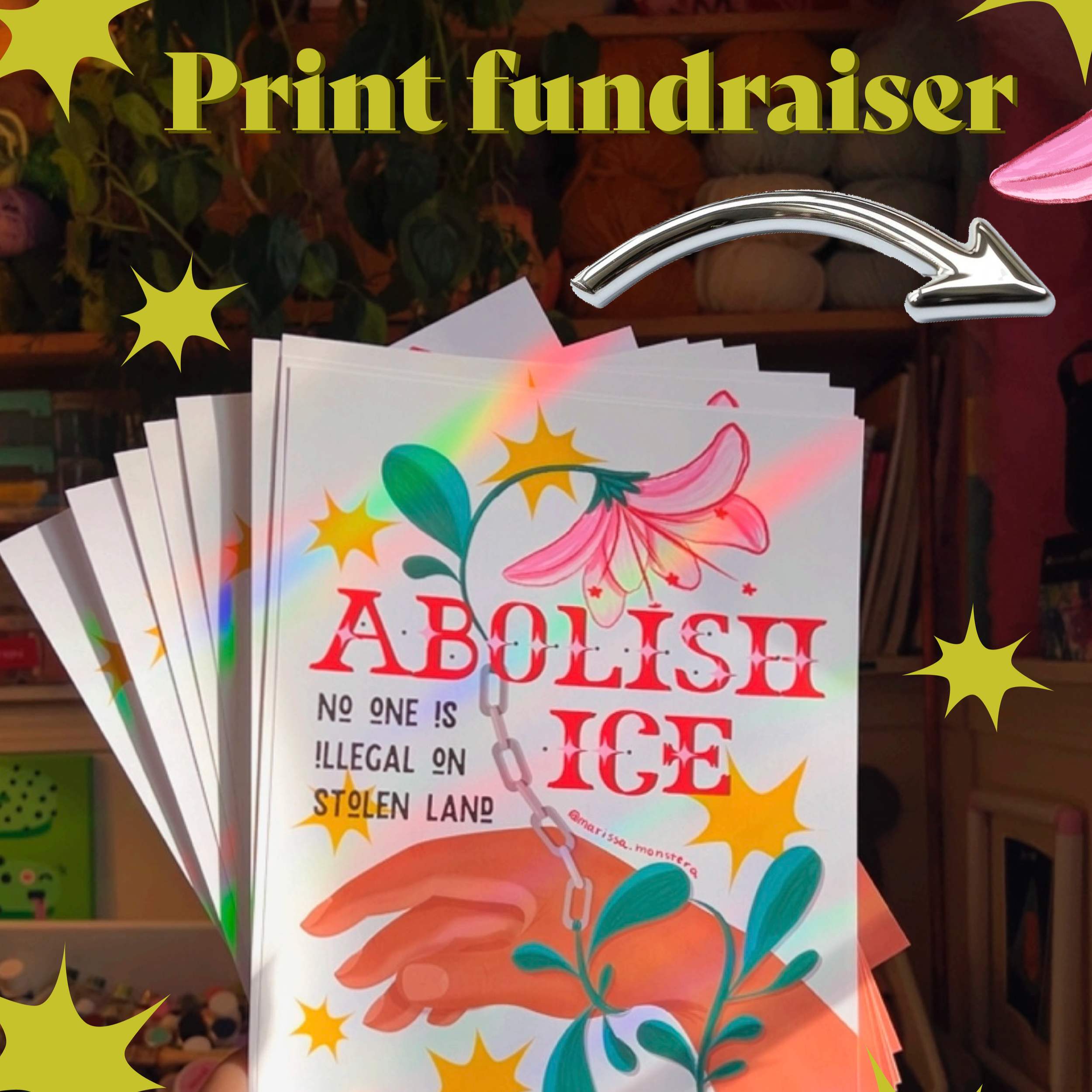 ABOLISH ICE print *donation*
