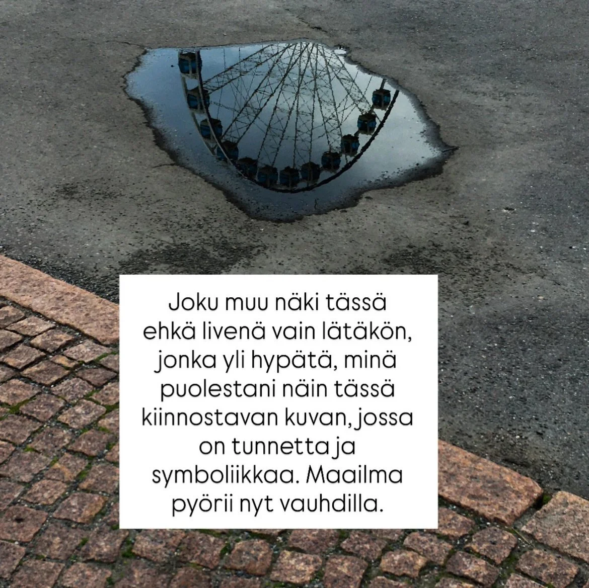 Miss&auml; oot hyv&auml; sun ammatissa? 🔥 Kuvalla aasinsilta mun vahvuuksiin AD:na. Joku muu n&auml;ki t&auml;ss&auml; ehk&auml; liven&auml; vain l&auml;t&auml;k&ouml;n, jonka yli hyp&auml;t&auml;, min&auml; puolestani n&auml;in t&auml;ss&auml; kiin