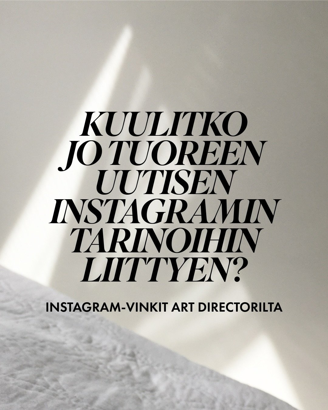 🔥Nyt on taas niin uunituore Instagram-p&auml;ivitys eiliselt&auml; illalta, ett&auml; j&auml;in miettim&auml;&auml;n, jaanko vinkkin&auml; heti vai vasta sitten, kun p&auml;ivitys n&auml;kyy kaikilla ja oon saanut my&ouml;s testattua itse t&auml;t&a