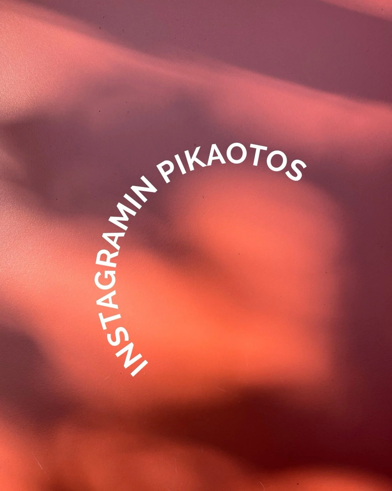 🔥 Mik&auml; on PIKAOTOS t&auml;&auml;ll&auml; Instagramissa?🔥

Te, jotka tunnette mut, tied&auml;tte t&auml;m&auml;n:

En malta art directorina olla kokeilematta uusia ominaisuuksia heti! Joten jos olet viimeisen vuorokauden p&auml;hk&auml;illyt, m