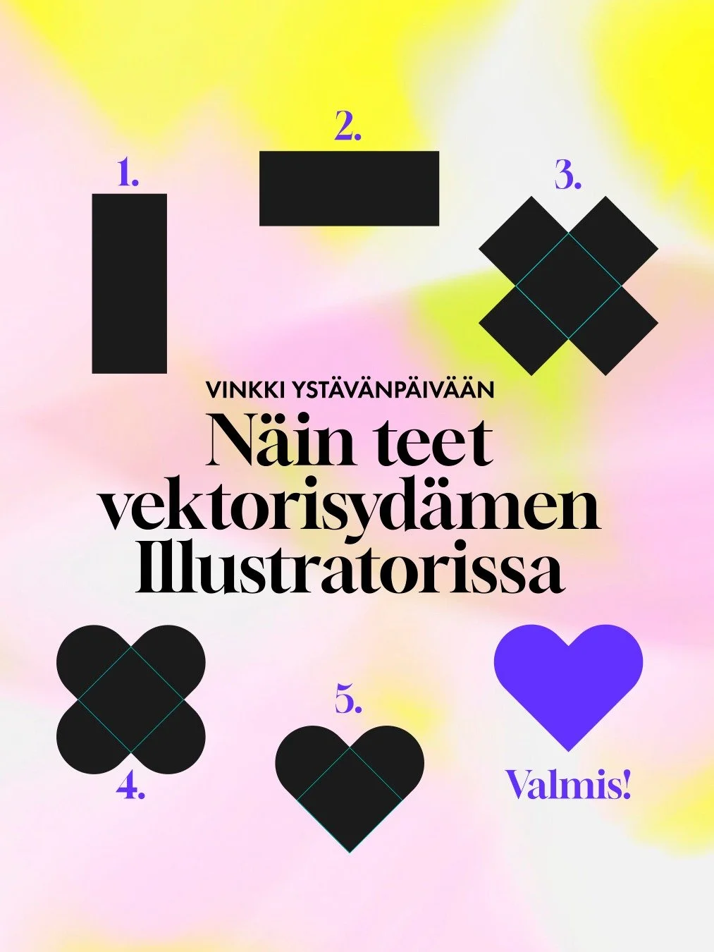 Syd&auml;nt&auml; tarvitaan aina! 💜 T&auml;m&auml; oikoreitti menee kaikille graafikkokollegoille, jotka t&auml;n&auml;kin vuonna tekev&auml;t upeita yst&auml;v&auml;np&auml;iv&auml;n sis&auml;lt&ouml;j&auml; br&auml;ndeille ymp&auml;ri Suomea. 

Op