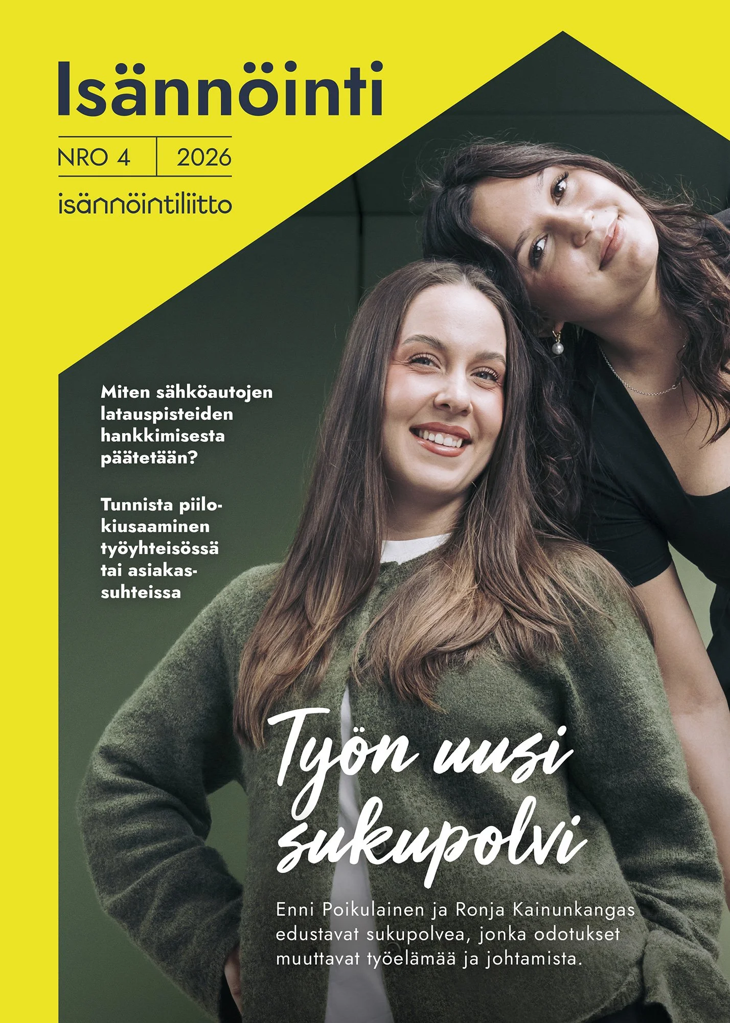 Isännöintiliiton Isännöinti-lehden taitto, Studio Behm.