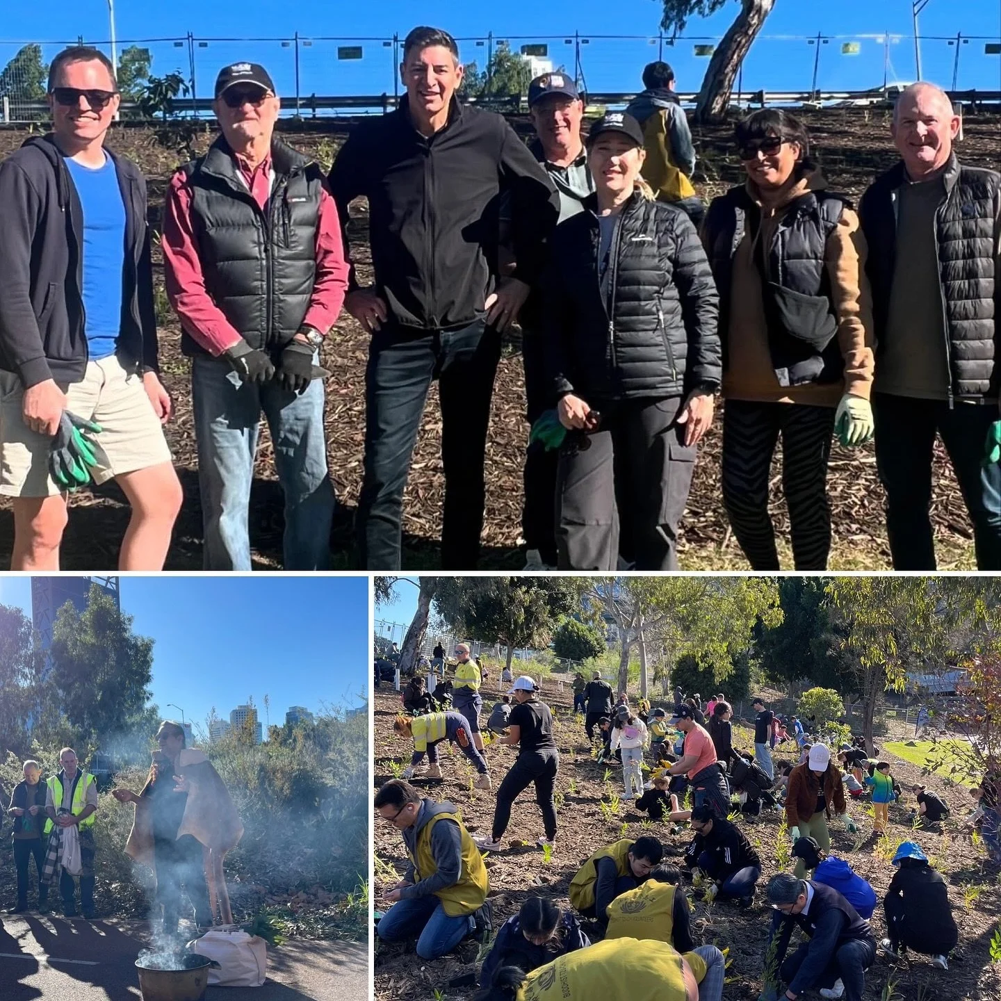 Great to get out this morning with the @cityofperth LM @basil_zempilas, CEO @michelle_reno, staff, fellow Councillors @clyde_bevan @cr_bruce_reynolds @rajdoshiperth and the local Perth community to plant 3.5k shrubs for @nationaltreeday 

Sustainabil