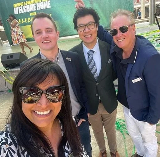 It was great today to get along to the Public Welcome Home celebration for our WA Olympic and Paralympic champions together with LM @basil_zempilas and my fellow Councillors @cr_bruce_reynolds @rajdoshiperth @cr_v_ko 🇦🇺

#Perth #CityOfPerth #Austra