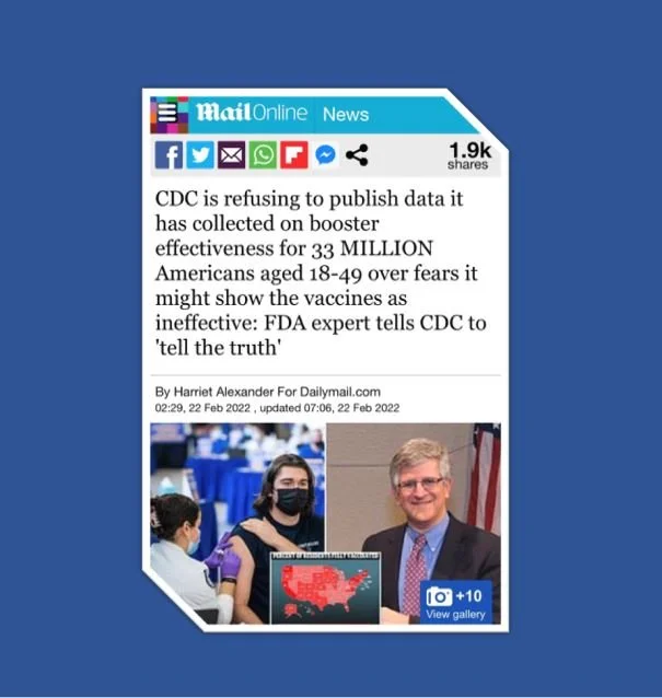 CDC Is Refusing To Publish Data It Has Collected On Booster “Effectiveness”