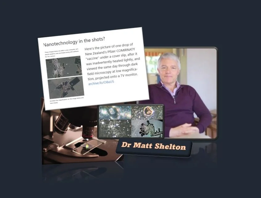 Undeclared Nanotech In The Pfizer Shots, New Zealand Scientists Also Found It