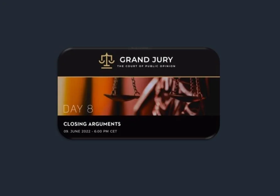 Grand Jury: Day 8 – Closing Arguments Reiner Füllmich &amp; Jury Voting
