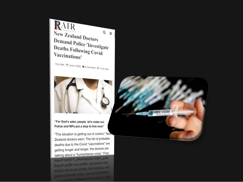 New Zealand Doctors Demand Police 'Investigate Deaths Following Covid Vaccinations'