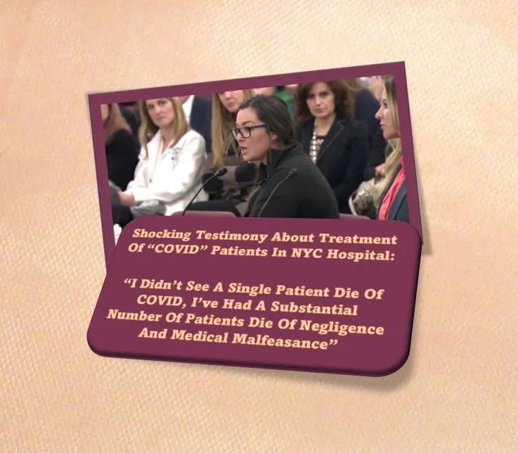 Nurse Nicole Sirotek Testifies To The Senate About Medical Malfeasance