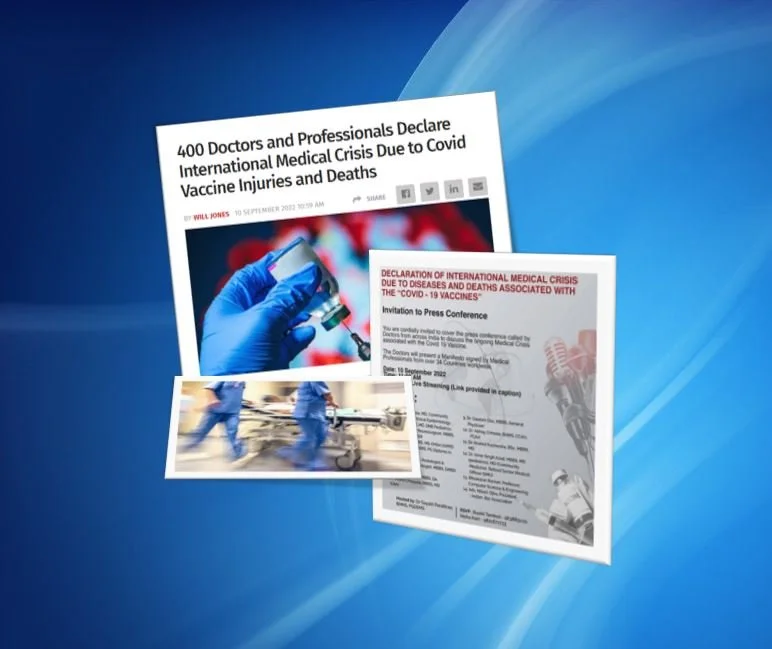 400 Doctors and Professionals Declare International Medical Crisis Due to Covid Vaccine Injuries and Deaths