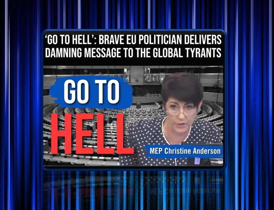 MEP Christine Anderson Delivers Damning Message!!!