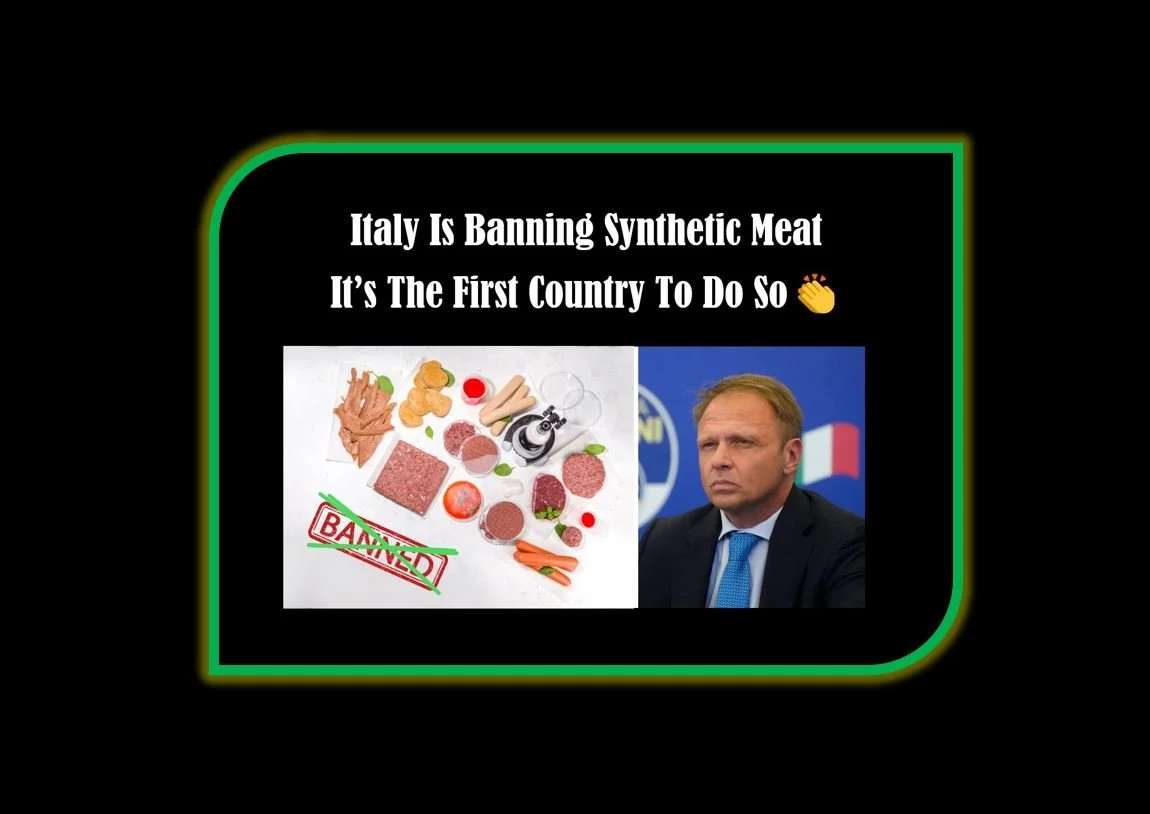Italy Is Banning Synthetic Meat It’s The First Country To Do So 👏