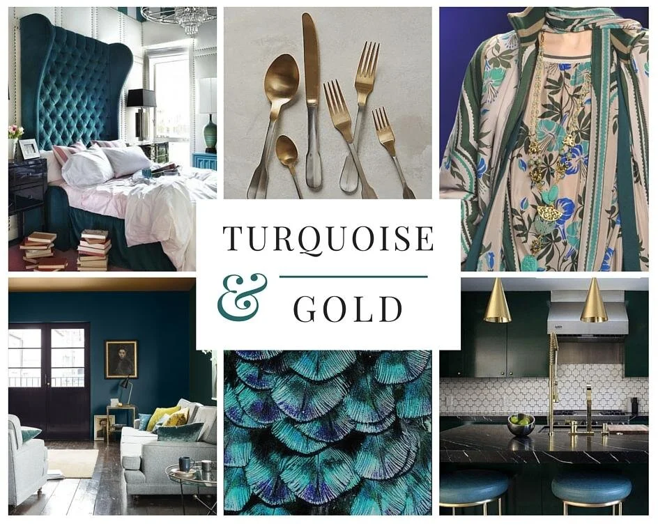 Trend Setting: Turquoise &amp; Gold
