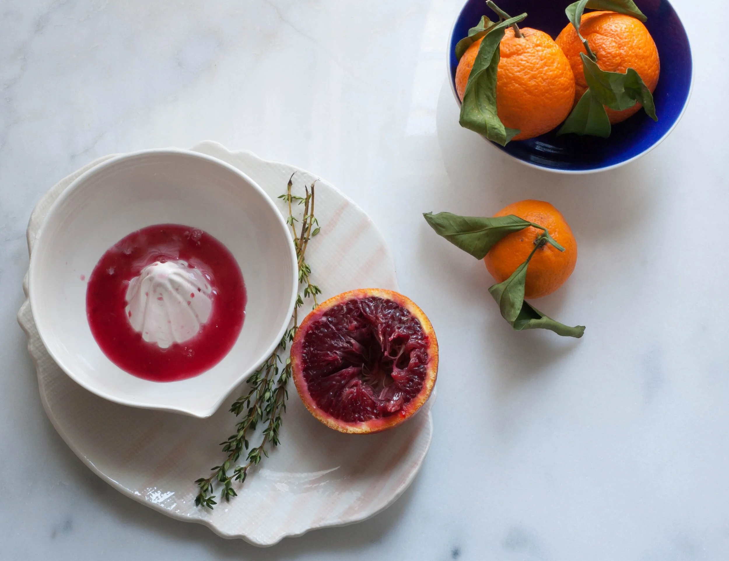 Blood Orange and Thyme Cocktail