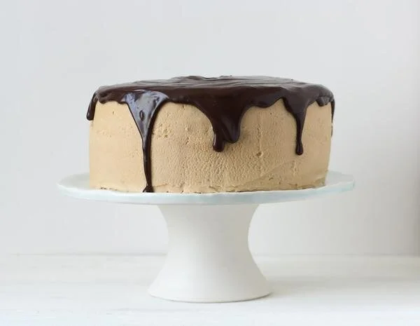 Dark Chocolate Peanut Butter Cake