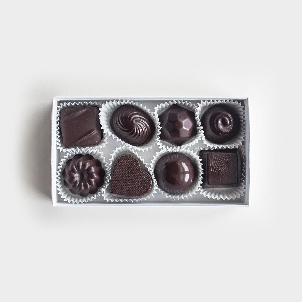 8 Piece Assorted Bonbon Box — Videri Chocolate Factory