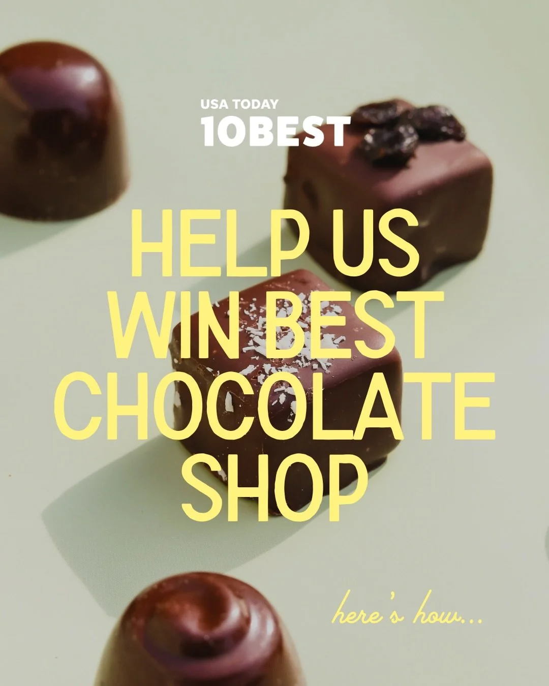 A very simple two-step plan 🍫

1. Go to our link in bio, and vote for Videri every day (it takes 10 seconds!)
2. Recruit everyone you know to do the same!

That&rsquo;s it. That&rsquo;s the strategy.

In all seriousness, this nomination means the wo