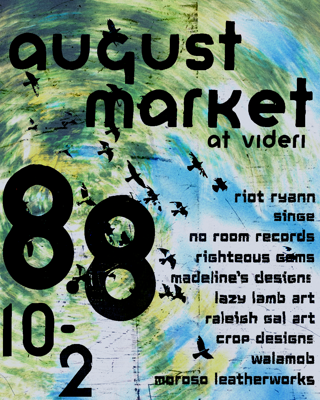 August Market on the videri patio