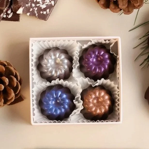 4pc Jinglebell Caramel Bonbons