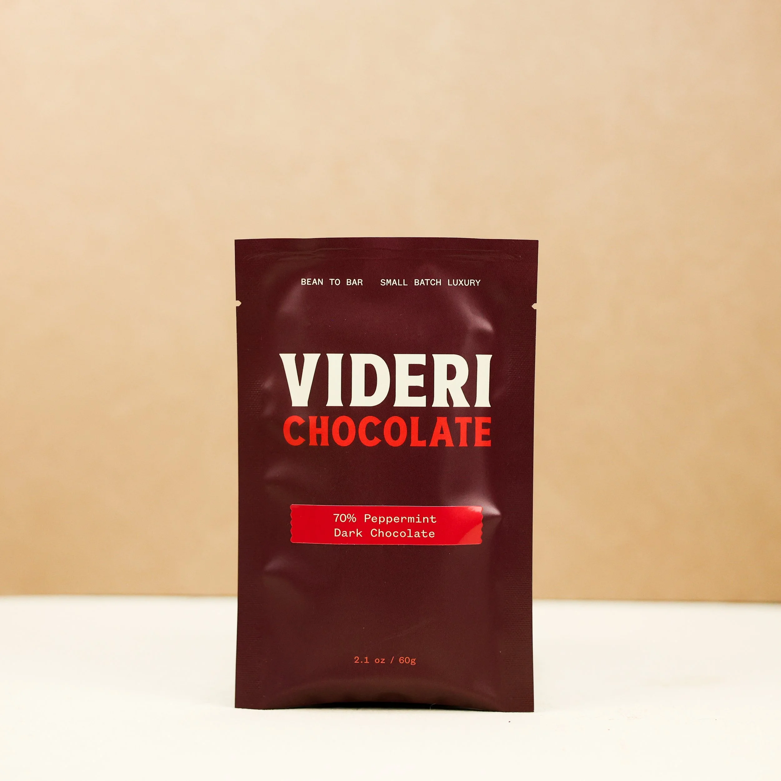 70% Peppermint Dark Chocolate Bar