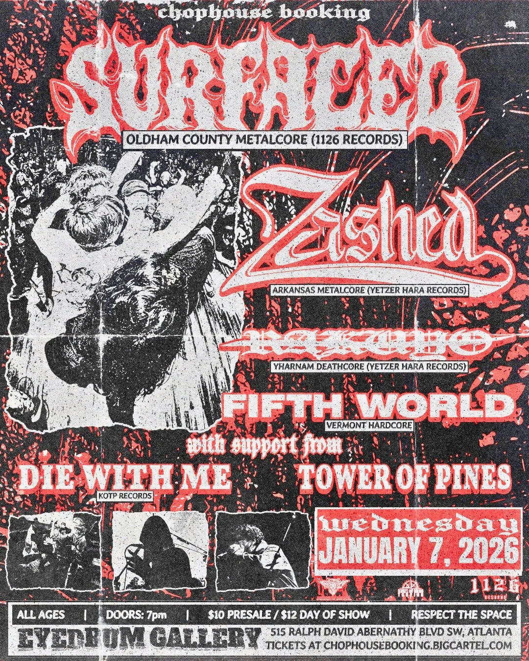 Surfaced, Zashed, Rakuyo, Fifth World, Die With Me, Tower of Pines