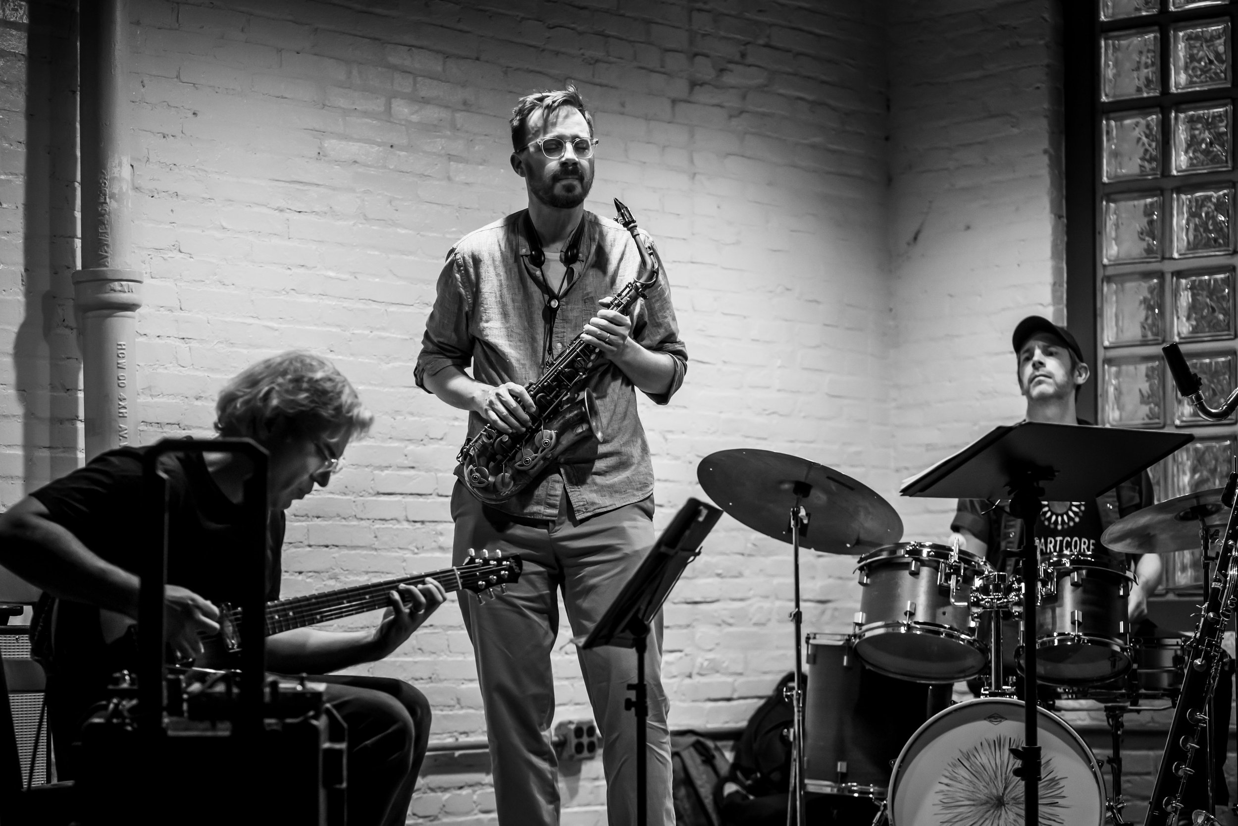 Aaron Irwin Trio w/ Serves Me Right to Suffer (Bill Taft, Iriamu, Priscilla Smith), FRANKS (Brian Halloran and Frank Schultz)