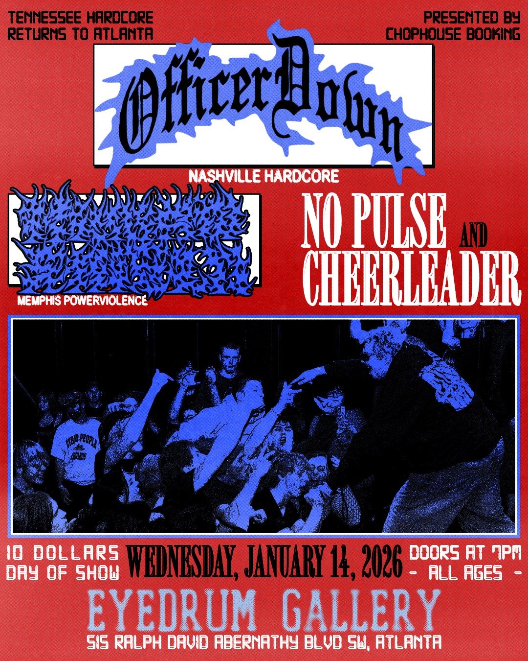 Officer Down, Double Tap, Human Shield, Family Dog, Cheerleader, No Pulse