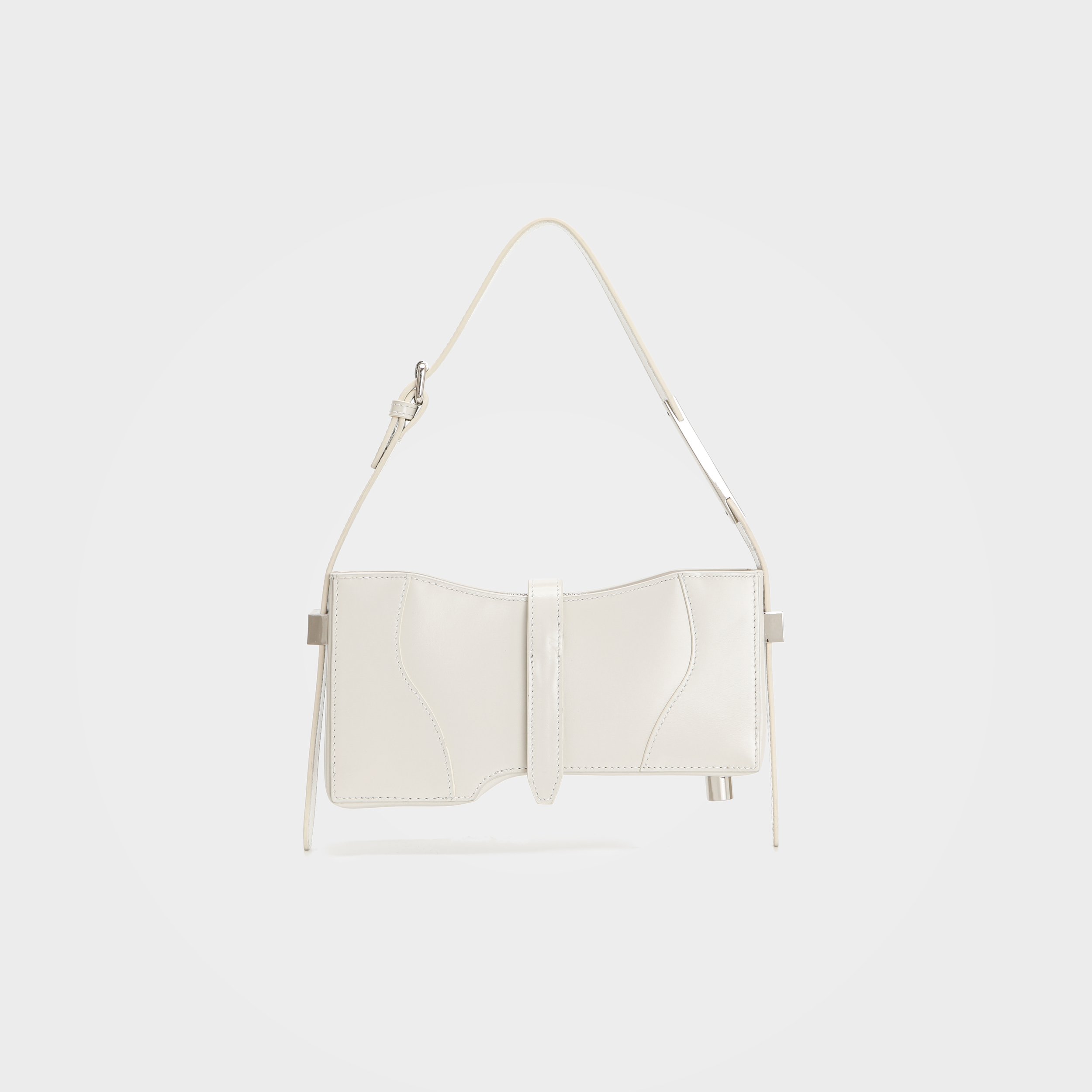 04 CUBOID SHOULDER BAG WHITE