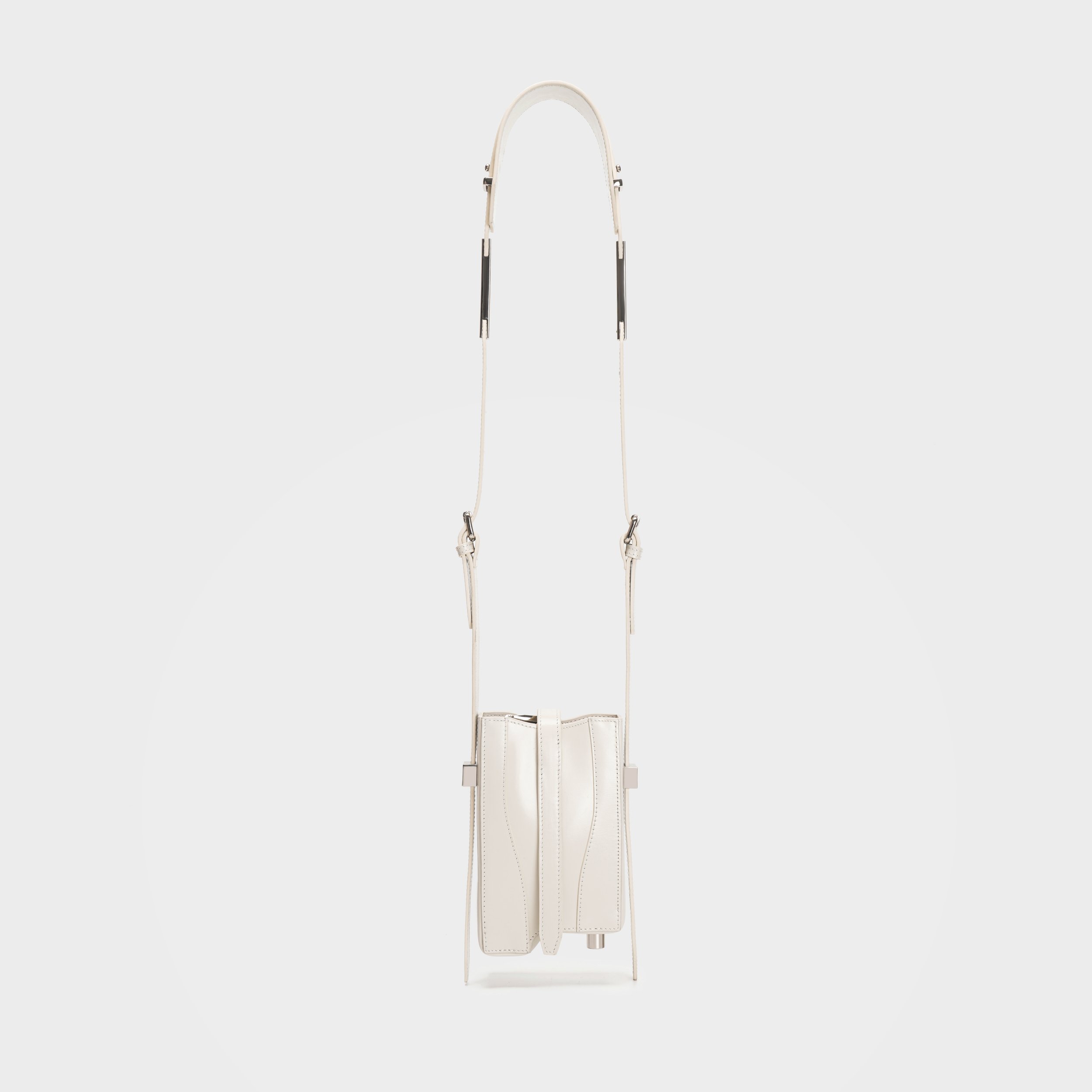 04 CUBOID PHONE POUCH WHITE