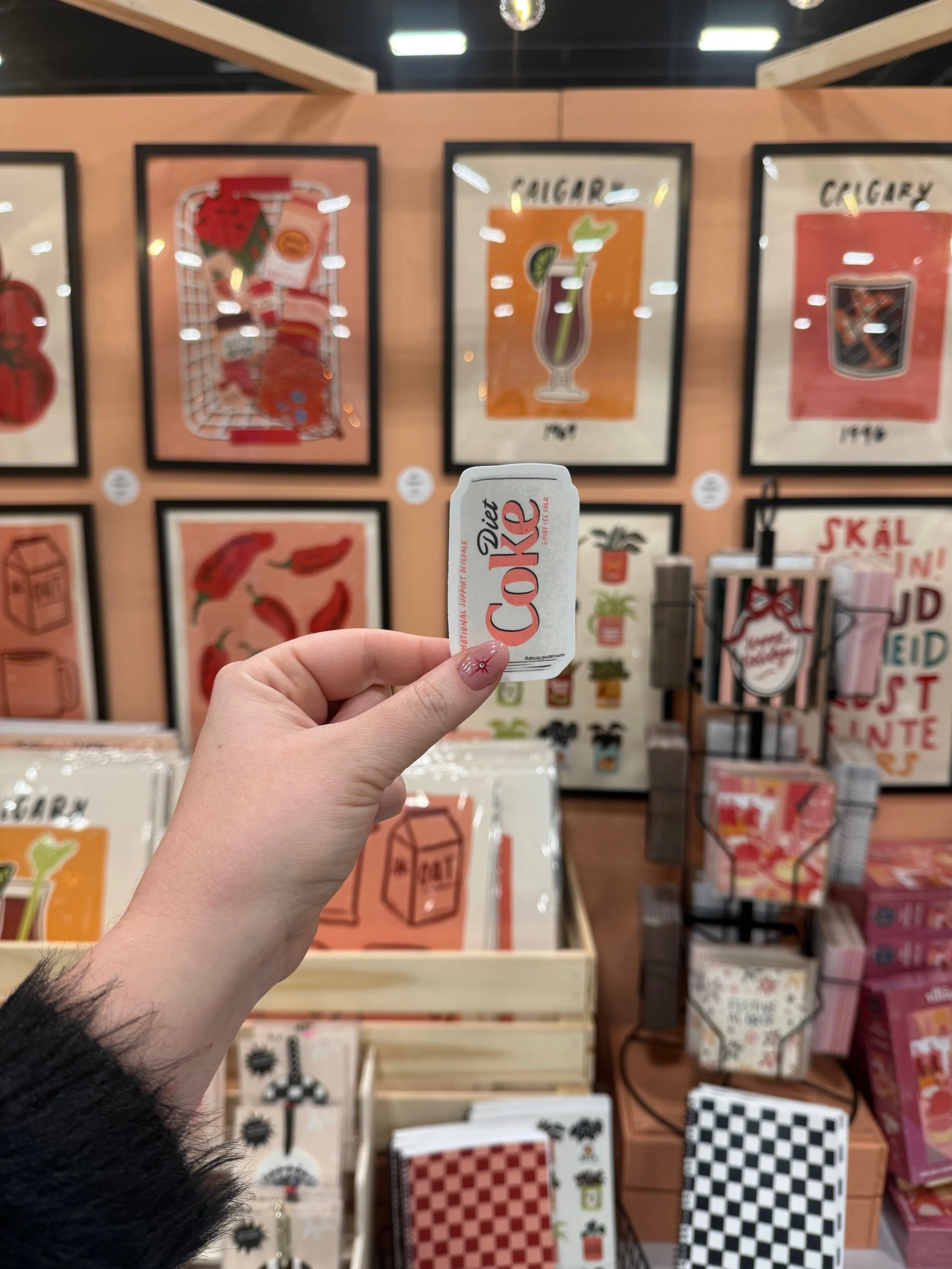 Diet Coke Vinyl Sticker