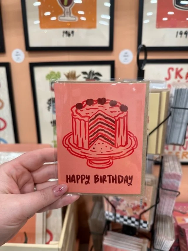Happy Birthday Cake Greeting Card