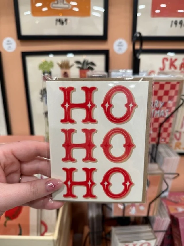 HO HO HO Greeting Card