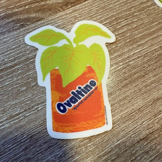 Ovaltine Vintage Tin Vinyl Sticker