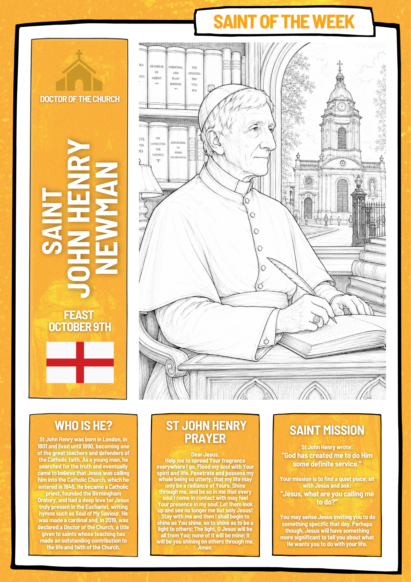 Saint John Henry Newman - October 9th