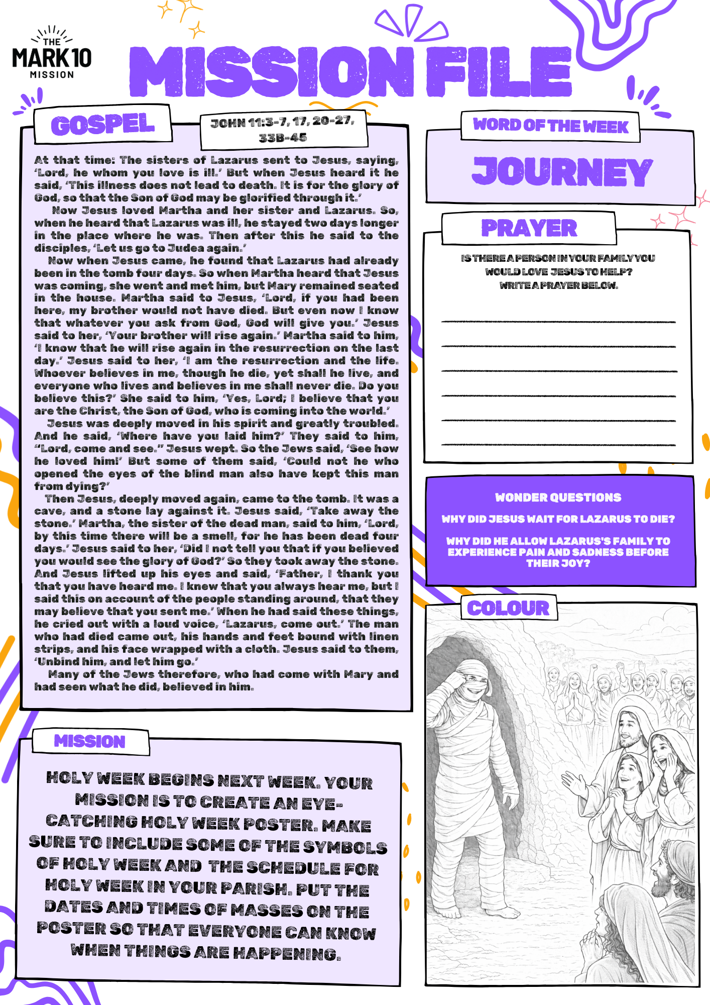 Jesus Raises Lazarus - Ep27