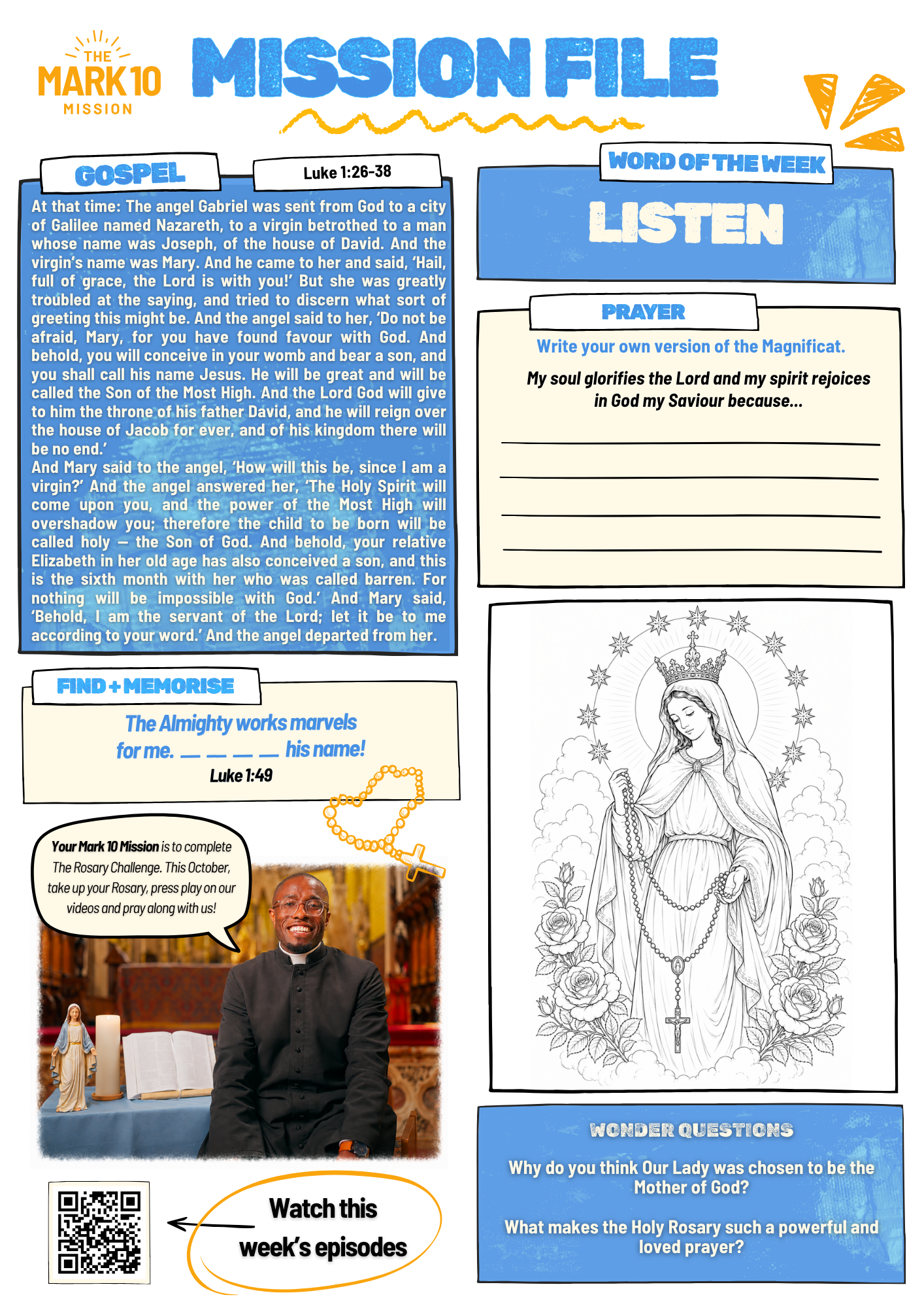 The Rosary Challenge - Week Four