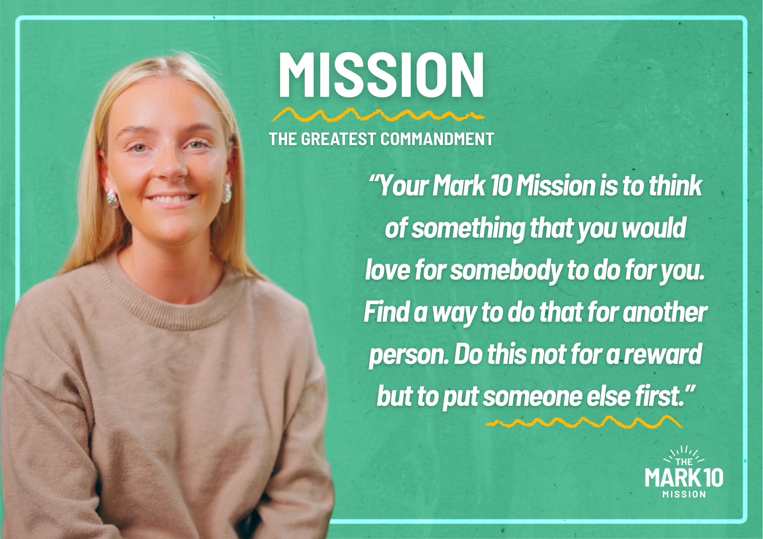 The Greatest Commandment - Week Eight