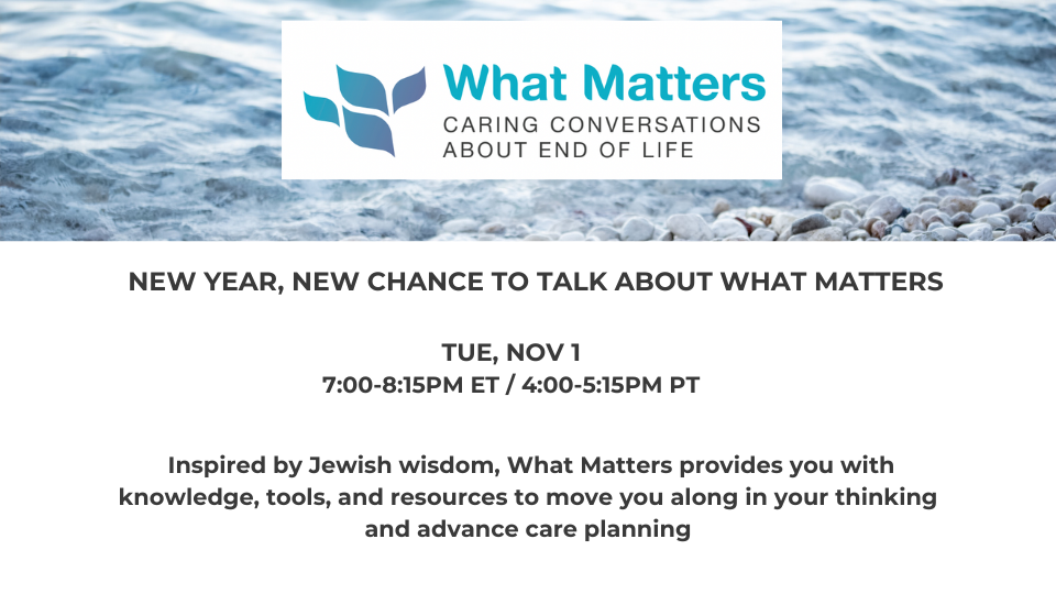 New Year, New Chance to Talk About What Matters (November)