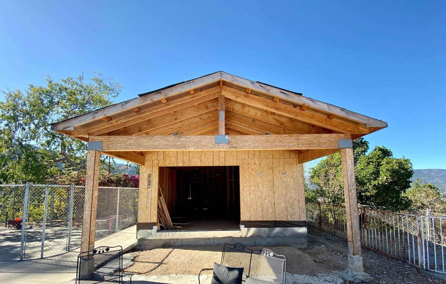 Throwback Thursday - One of our ADUs under construction in the hills of Los Gatos!