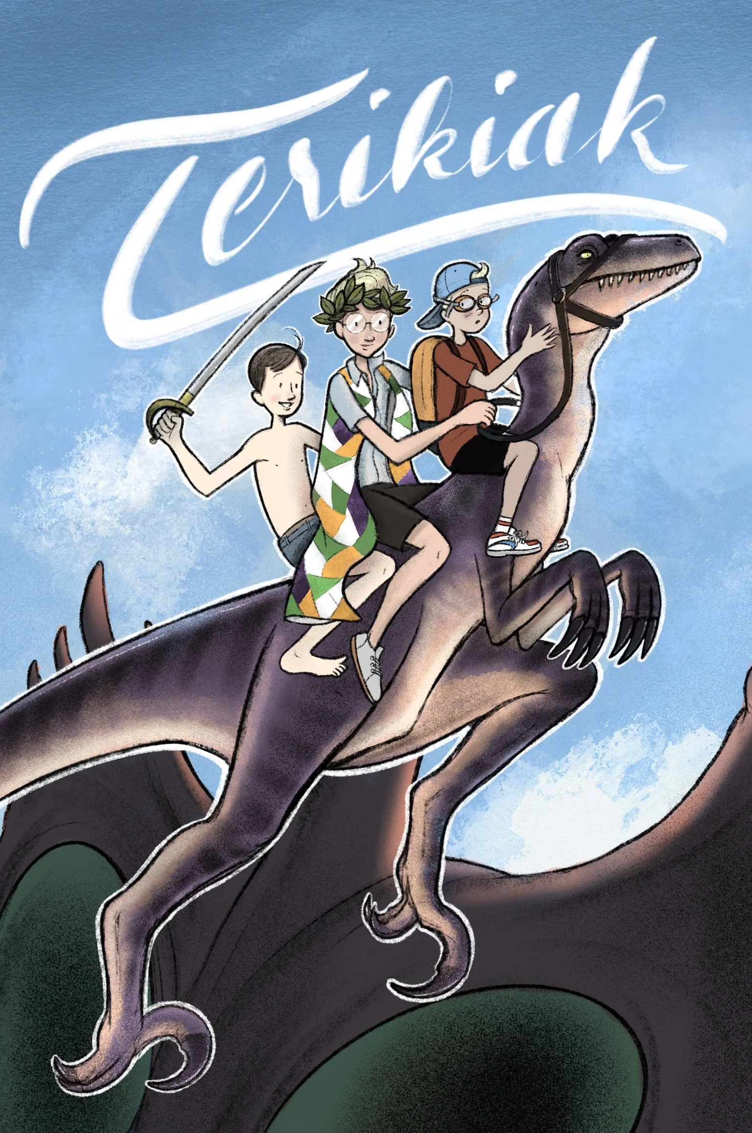 Escape from Terikiak Illustration