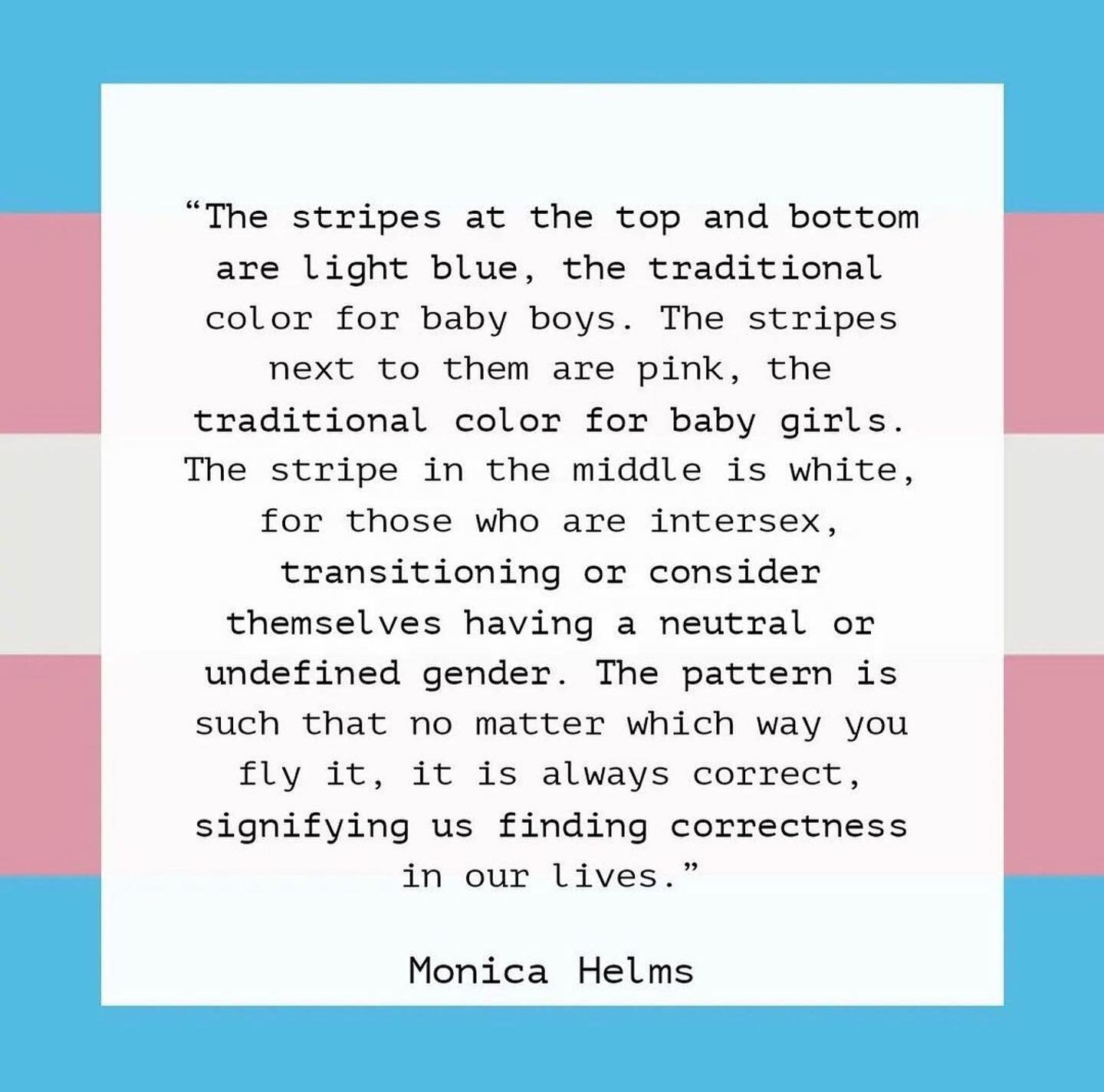 Did you know the first Trans flag created was donated to the Smithsonian National Museum of American History almost 10 years ago? 

On this day, August 19th, 2014, Monica Helms, the creator of the flag , gave it to the museum to be memorialized. And 