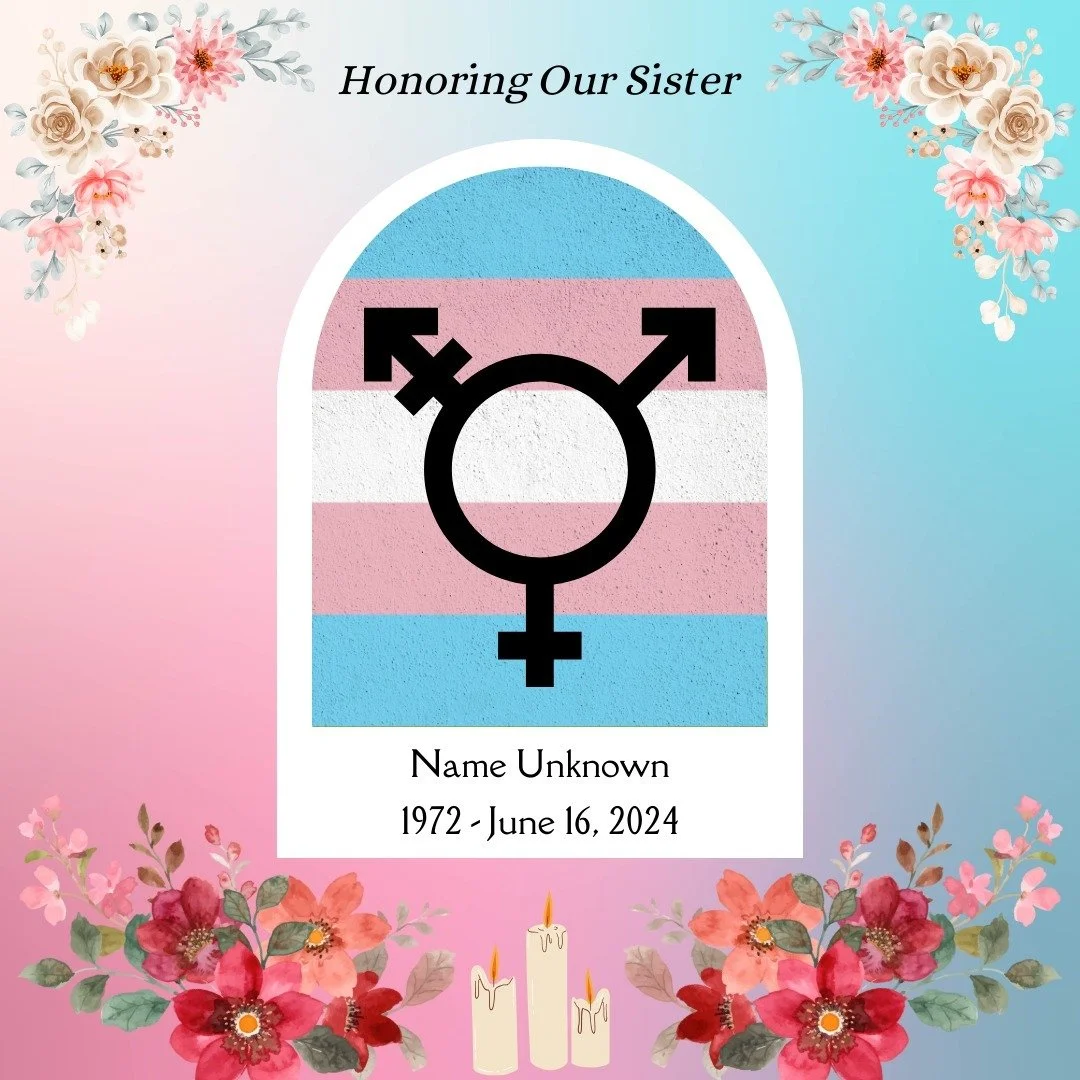 [En espa&ntilde;ol abajo]
Throughout this week leading up to Trans Day of Remembrance (TDOR) on November 20th, we are uplifting some of the siblings we have lost this year to anti-trans violence. We refuse to let them be forgotten. 

Content warning: